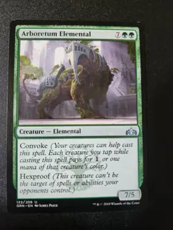 Arboretum Elemental 122/259 - 2018 MTG Magic The Gathering Guilds Of Ravnica - Image 1
