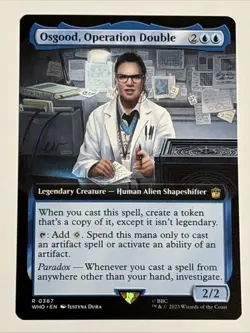 MTG Doctor Who Osgood, Operation Double Extended Art 0367 NM Rare - Image 1