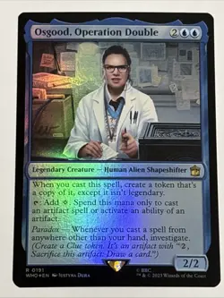 MTG Universes Beyond: Doctor Who Osgood, Operation Double Foil 0191 NM Rare - Image 1