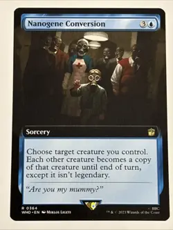 MTG Universes Beyond: Doctor Who Nanogene Conversion Extended Art 0364 NM Rare - Image 1
