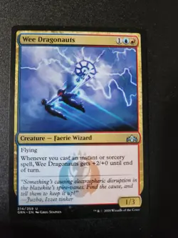 Wee Dragonauts 214/259 - 2018 MTG Magic The Gathering Guilds Of Ravnica - Image 1