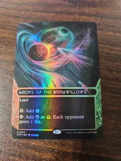 Grove of the Burnwillows Borderless FOIL (0017) MTG EoE Nm/M *ON HAND* - Image 1