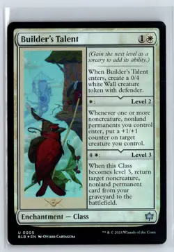 FOIL Builder's Talent Bloomburrow Uncommon - MTG Magic the Gathering Card - Image 1