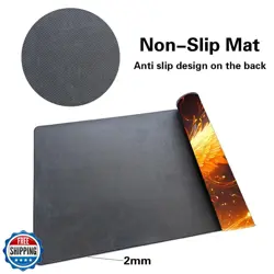 Board Game 14x24in MTG Playmat Compatible for OCG CCG RPG TCG Playmats (Fire - Image 5