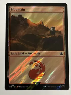 MTG Universes Beyond: Doctor Who Mountain Surge Foil 1162 NM - Image 1