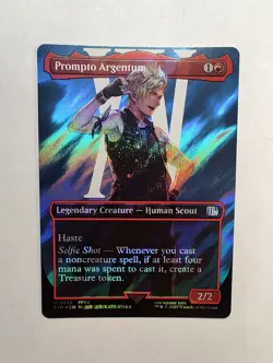 Prompto Argentum - (Borderless) (Surge Foil) MTG Final Fantasy XV FIN #532 - Image 1