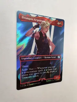 Prompto Argentum - (Borderless) (Surge Foil) MTG Final Fantasy XV FIN #532 - Image 2