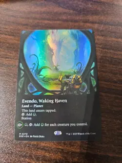 Evendo, Waking Haven Borderless FOIL MTG Edge of Eternities Nm/M *ON HAND* - Image 1