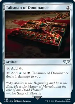 MTG English Talisman of Dominance (255) (Surge Foil) NM Foil - Image 1