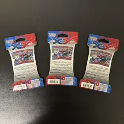 Pokemon TCG: XY Base Set Sleeved Booster Pack Lot Of 3x in Mint Condition NFS - Image 2