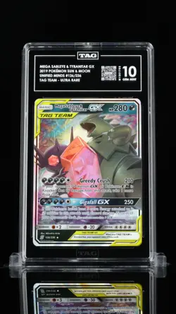 2019 Pokemon SM Unified Minds Mega Sableye Tyranitar Tag Team GX #126/236 TAG 10 - Image 1