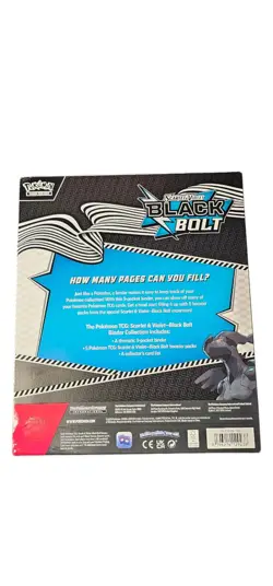 Lot of 3 - Pokemon Black Bolt Binder Collection Sealed - Image 3