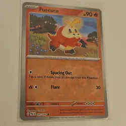 Reverse Holo Fuecoco 035/193 Common Paldea Evolved Pokemon TCG - Image 4