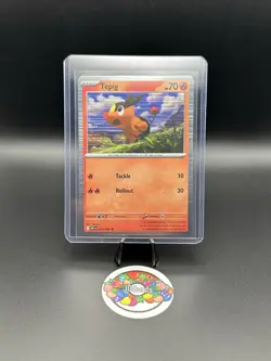 Pokemon TCG Tepig Holo Promo White Flare 011/086 English - Image 1