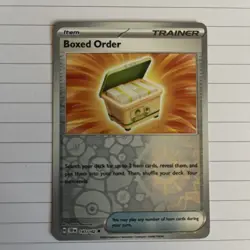 Boxed Order - 143/162 - SV5: Temporal Forces - Pokemon TCG. Reverse holo - Image 1