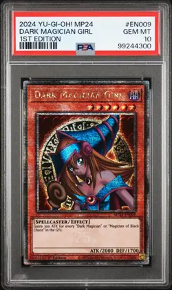 Dark Magician Girl PSA 10 - MP24-EN009 - Quarter Century Secret Rare - Yugioh - Image 1