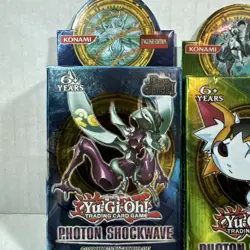 Yugioh Cards Photon Shockwave Lot Of (4) 31 Cards In Each Box Rare. 1996 - Image 2