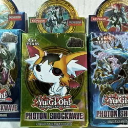 Yugioh Cards Photon Shockwave Lot Of (4) 31 Cards In Each Box Rare. 1996 - Image 3