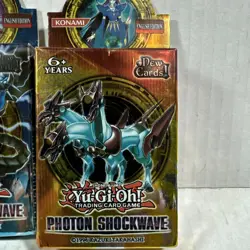 Yugioh Cards Photon Shockwave Lot Of (4) 31 Cards In Each Box Rare. 1996 - Image 5