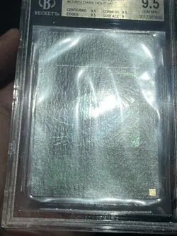 BGS 9.5 Dark Hole LOB-052 Super Rare WAVY 1st Edition Yugioh NA Print - Image 4