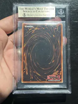 BGS 9.5 Dark Hole LOB-052 Super Rare WAVY 1st Edition Yugioh NA Print - Image 5