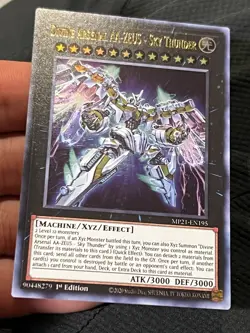 Yugioh Divine Arsenal AA-ZEUS-Sky Thunder MP21-EN195 Ultra Rare 1st Ed LP - Image 2