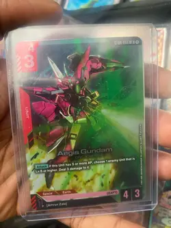 Aegis Gundam Foil - ST04-006 NM - Gundam TCG Card Game - Image 3