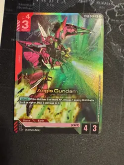Aegis Gundam Foil - ST04-006 NM - Gundam TCG Card Game - Image 1