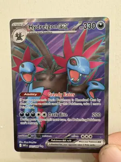 Hydreigon EX White Flare Full Art Ultra Rare 161/086 Pokemon Card - Image 1