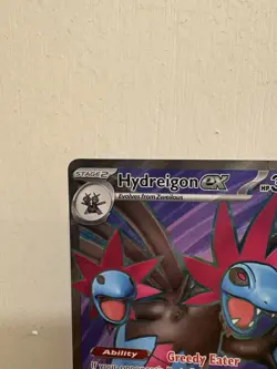 Hydreigon EX White Flare Full Art Ultra Rare 161/086 Pokemon Card - Image 3