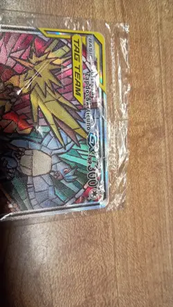 Moltres Zapdos & Articuno GX SM210 MISCUT ERROR AND Double Crimp And Extra Card - Image 3