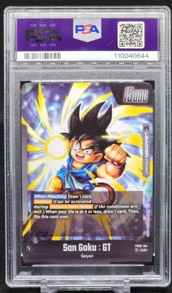 2024 DRAGON BALL SUPER CARD GAME FUSION WORLD RAGING ROAR SON GOKU : GT PSA 10 - Image 2