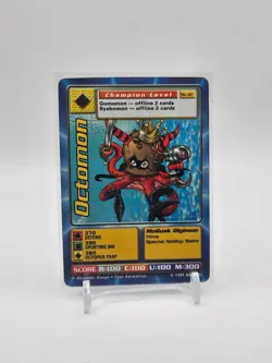 Octomon 1999 Digimon TRADING CARD #ST37 DIGI BATTLE (Digital Monsters) ** - Image 1