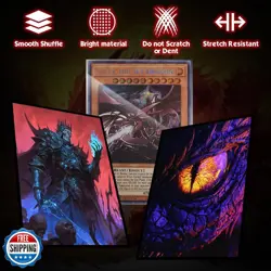 100 Pack TCG/MTG Card Sleeves, Matte Art Card Sleeves, Matte Back and Gloss F - Image 4
