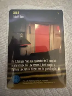 Star Trek The Card Game Turbo Lift Doors Near-Mint/NM Promo - Image 1