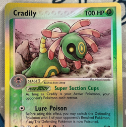 Cradily 3/100 Reverse Holo Rare EX Sandstorm Pokemon Card Vintage 2003 LP/NM - Image 2