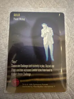 Star Trek The Card Game Phaser Mishap Near-Mint/NM Promo - Image 1