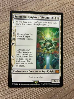 Summon: Knights of the Round Final Fantasy MTG Card NM Condition 2025 - Image 1