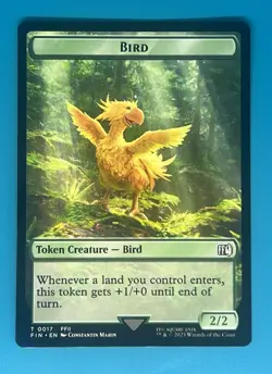 Mtg Bird (0017) Wizard (0015) Double-Sided Token Final Fantasy Regular - Image 1