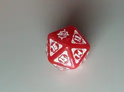 MTG Magic The Gathering LCI Lost Caverns Ixalan Bundle D20 Oversized Dice Red - Image 2