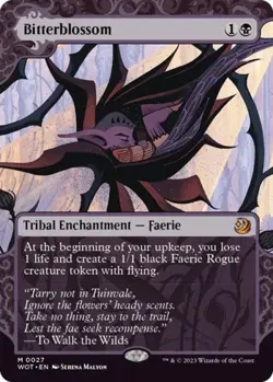 MTG English Bitterblossom NM Normal Wilds of Eldraine: Enchanting Tales - Image 1