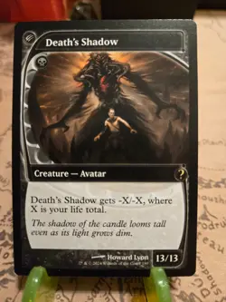 MTG Death's Shadow Mystery Booster 2 Regular Future Sight Rare NM - Image 1