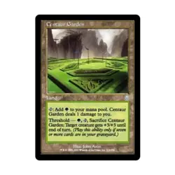 WOTC MtG Odyssey Centaur Garden (U) (Foil) NM - Image 1