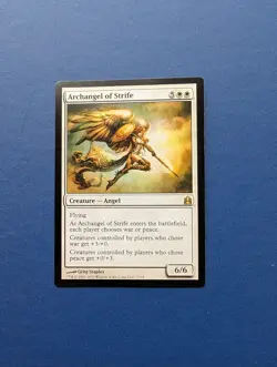 MTG Archangel of Strife: Commander #7 - NM-MT - Image 1