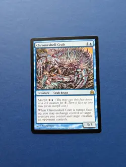 MTG Chromeshell Crab: Commander #41 - NM-MT - Image 1