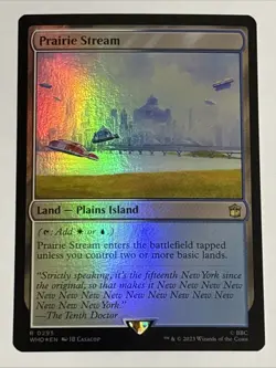 MTG Universes Beyond: Doctor Who Prairie Stream Foil 0295 NM Rare - Image 1
