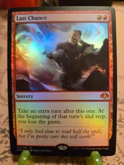 MTG Last Chance Dominaria Remastered Foil Mythic NM - Image 1