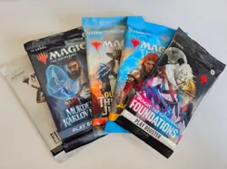 MTG Various Play booster packs - Final Fantasy, Foundations, Aetherdrift- SEALED - Image 1