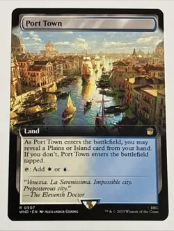 MTG Universes Beyond: Doctor Who Port Town Extended Art 0507 NM Rare - Image 1
