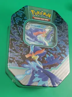 Pokemon TCG Paldea Partners Tin - 3 Different: Meowscarada Quaquaval Skeledirge - Image 4